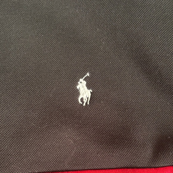 Polo Ralph Lauren Black and Red Bomber Jacket - Picture 2 of 3